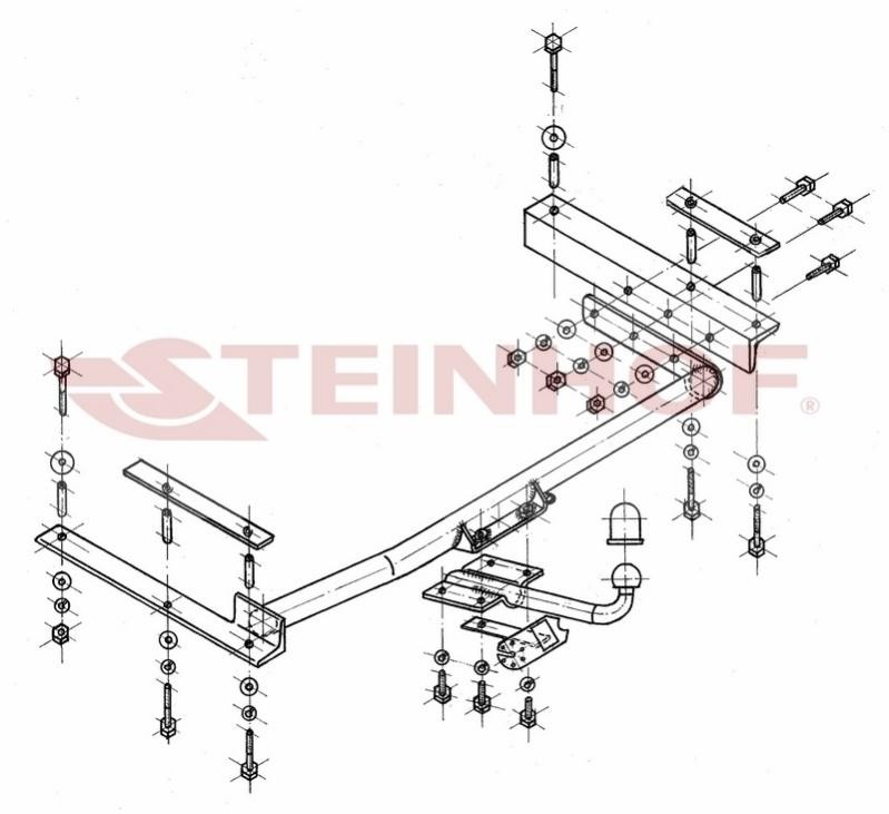 STEINHOF Trailer Hitch Article number: D-166 cheaply