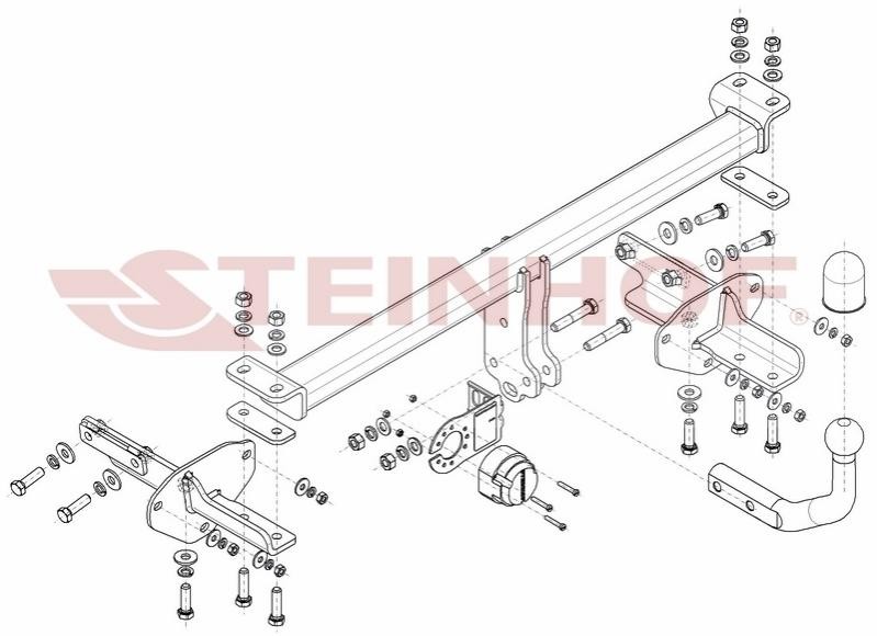 STEINHOF Trailer Hitch Article number: F-154 cheaply