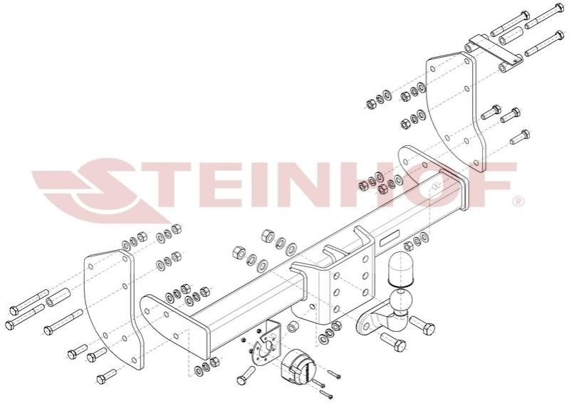 STEINHOF Trailer Hitch Article number: F-307 cheaply