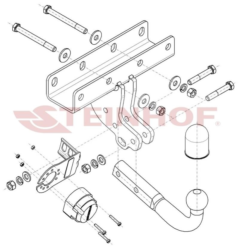 STEINHOF Trailer Hitch Article number: J-077 cheaply