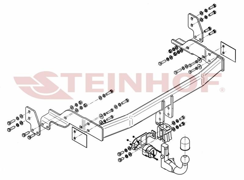 STEINHOF Trailer Hitch Article number: K-013 cheaply