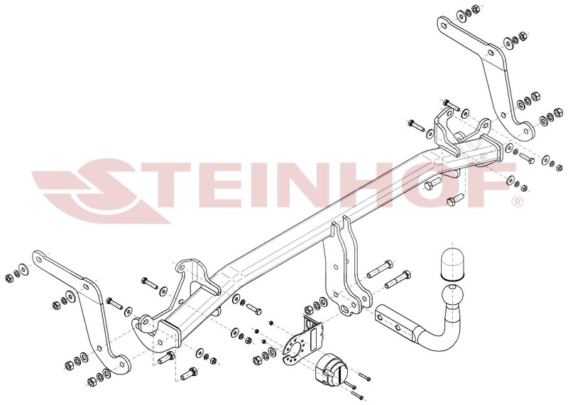 STEINHOF Trailer Hitch Article number: P-070 cheaply