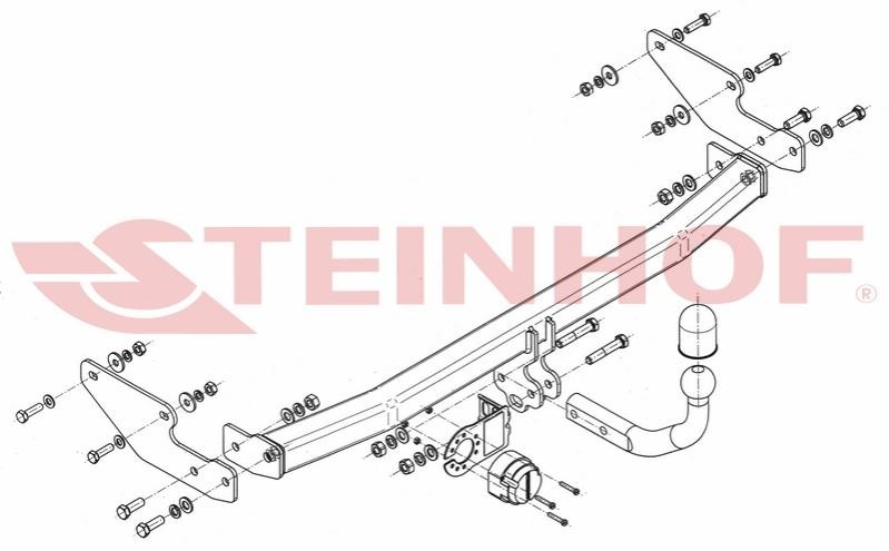 STEINHOF Trailer Hitch Article number: R-136 cheaply