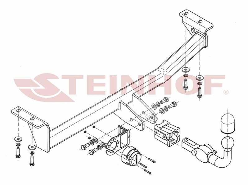 STEINHOF Trailer Hitch Article number: T-230 cheaply