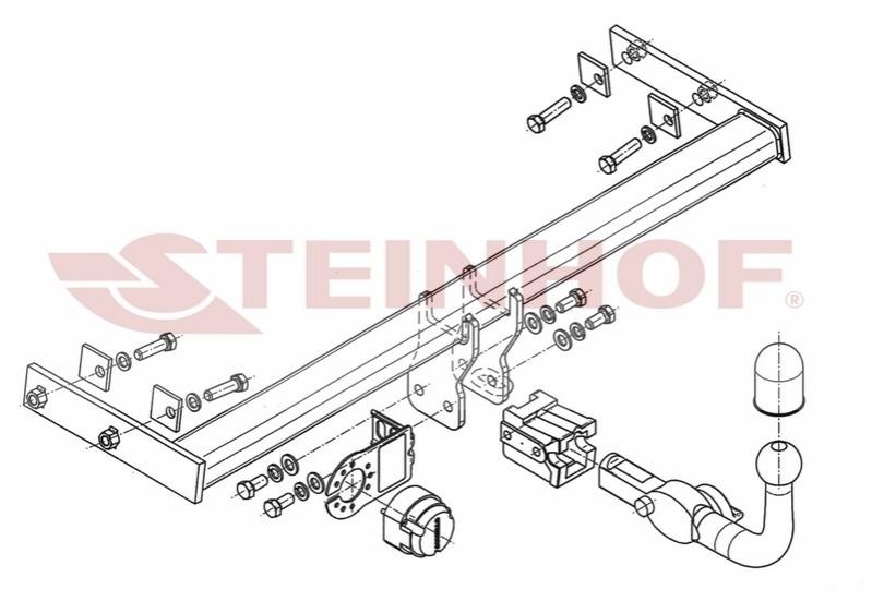 STEINHOF Trailer Hitch Article number: V-281 cheaply
