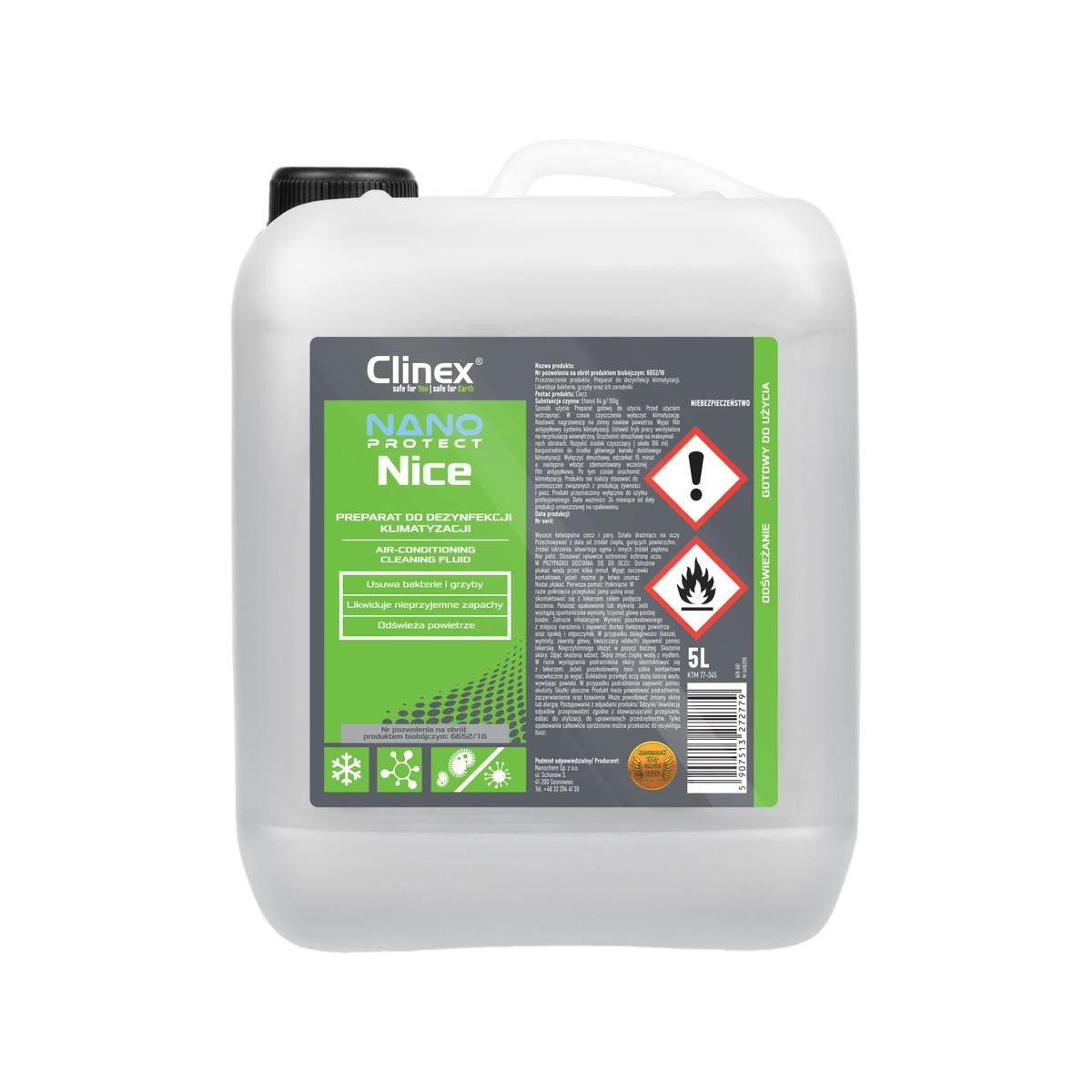 OEM Kliimasede puhasti / -desinfitseerija 77-345 pärit CLINEX