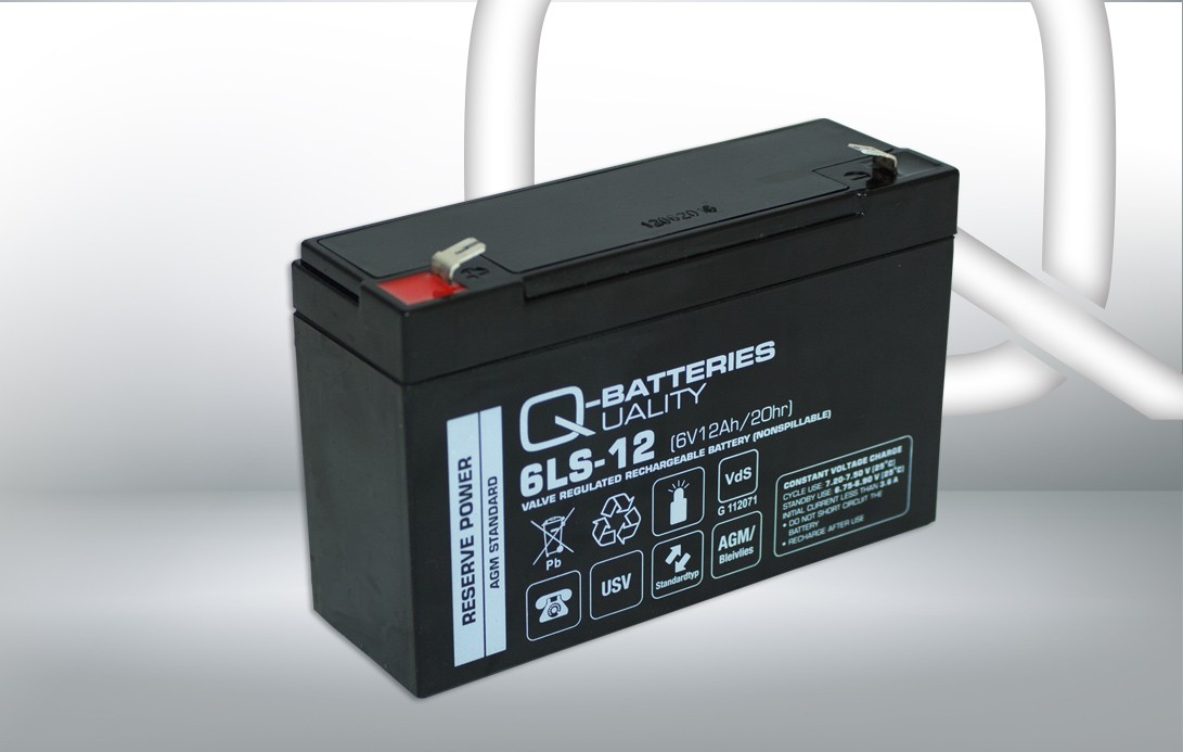 Q-BATTERIES Starterbatteri LS, 6LS-12 Varenummer: 12315 billige