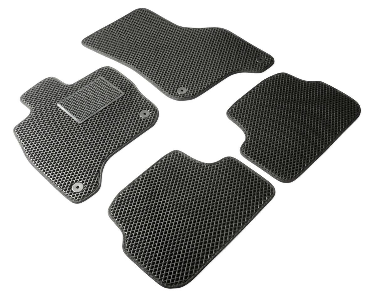 WALSER 55009 Floor mats TIGUAN 2.0 TSI 4motion 220 PS Petrol