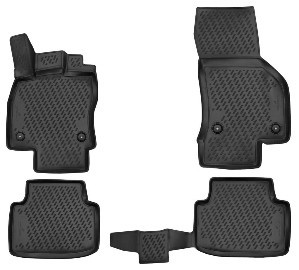 WALSER 75055 Floor mats PASSAT 2.0 TSI 4motion 272 PS Petrol