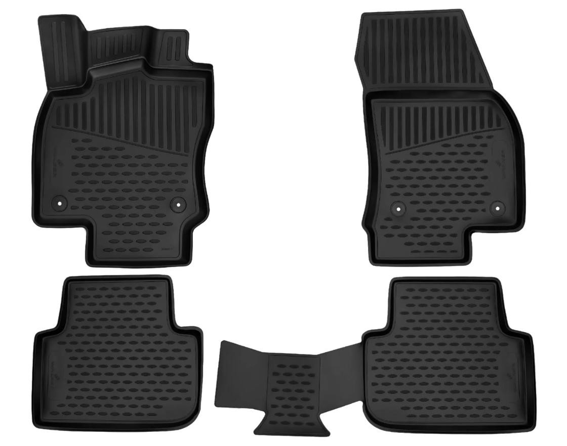 WALSER 75060 Floor mats TIGUAN 2.0 TSI 4motion 220 PS Petrol