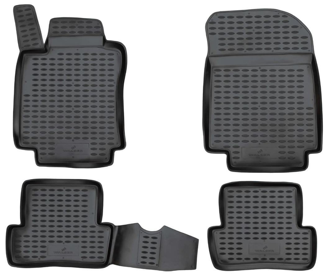 WALSER 75166 Floor mats CLIO 1.5 dCi 68 PS Diesel 2014
