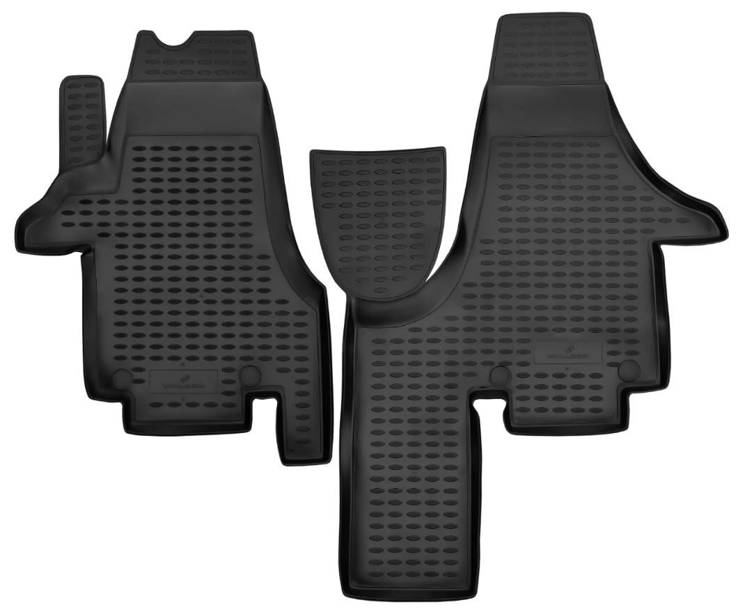 WALSER 75169 Floor mats MULTIVAN 2.0 BiTDI 180 PS Diesel 2015