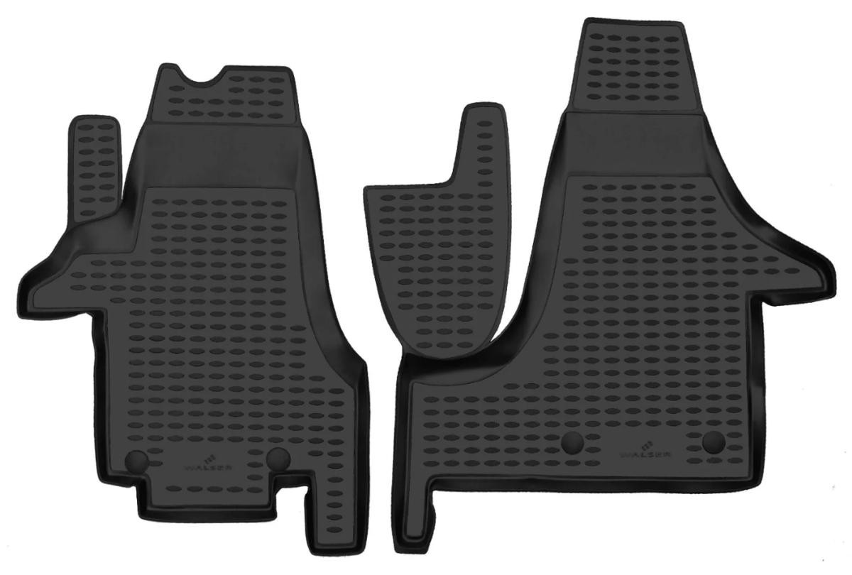 WALSER 75193 Floor mats TRANSPORTER 2.0 TSI 4motion 204 PS Petrol 2015