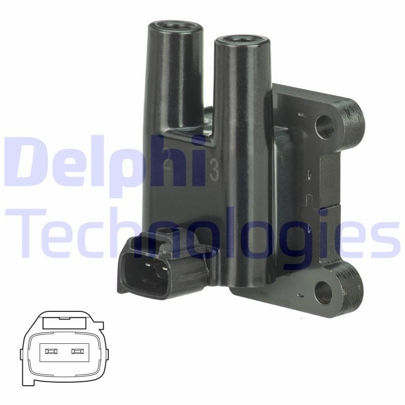 DELPHI Ignition coil Article number: GN11009-12B1 cheaply