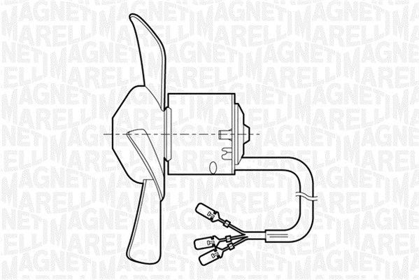 MAGNETI MARELLI Kabineblæser Varenummer: 069401251010 billige