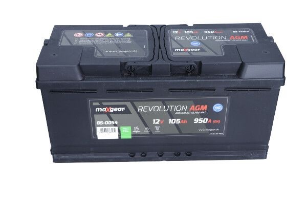 MAXGEAR Battery Article number: 85-0054 cheaply