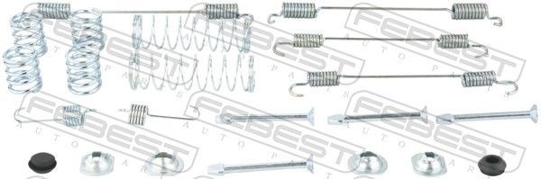 FEBEST 0204-D10R-KIT Sada príslużenstva čeľustí parkovacej brzdy DUSTER 1.5 dCi 4x4 109 HP nafta 2018
