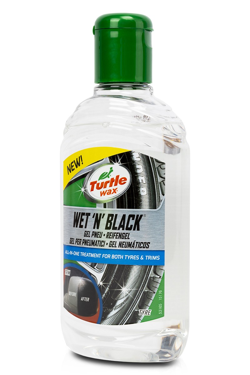 TURTLE WAX Dækglans Wet 'N' Black Tyre & Trim Varenummer: 53165 billige