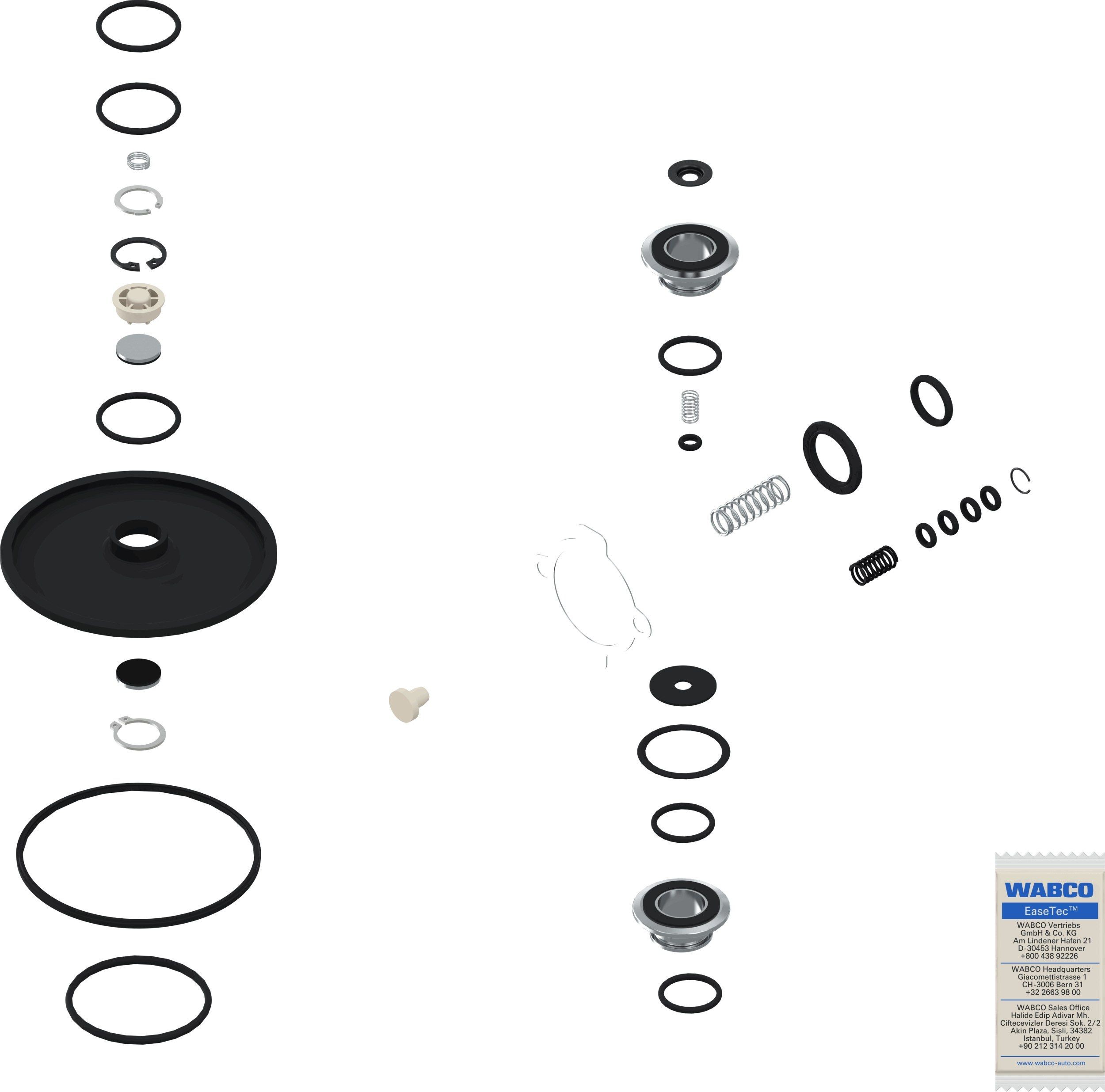 WABCO Rep.sæt, brensekraftregulator Varenummer: 4757110002 billige