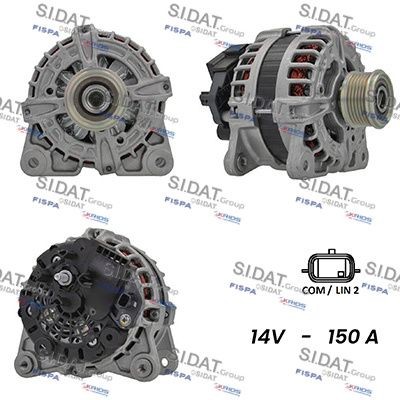 SIDAT Alternator Article number: A12BH0070A2 cheaply