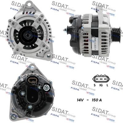 SIDAT Alternator Article number: A12DE1113A2 cheaply