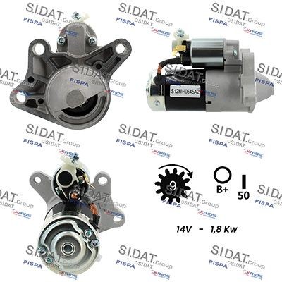 SIDAT Starter Artikli number: S12MH0545A2 soodsalt