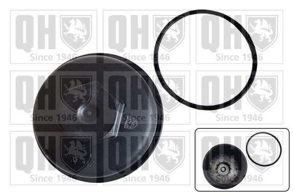 QUINTON HAZELL QOC1053 Cover, oil filter housing LT 2.5 TDI 109 PS Diesel 2006