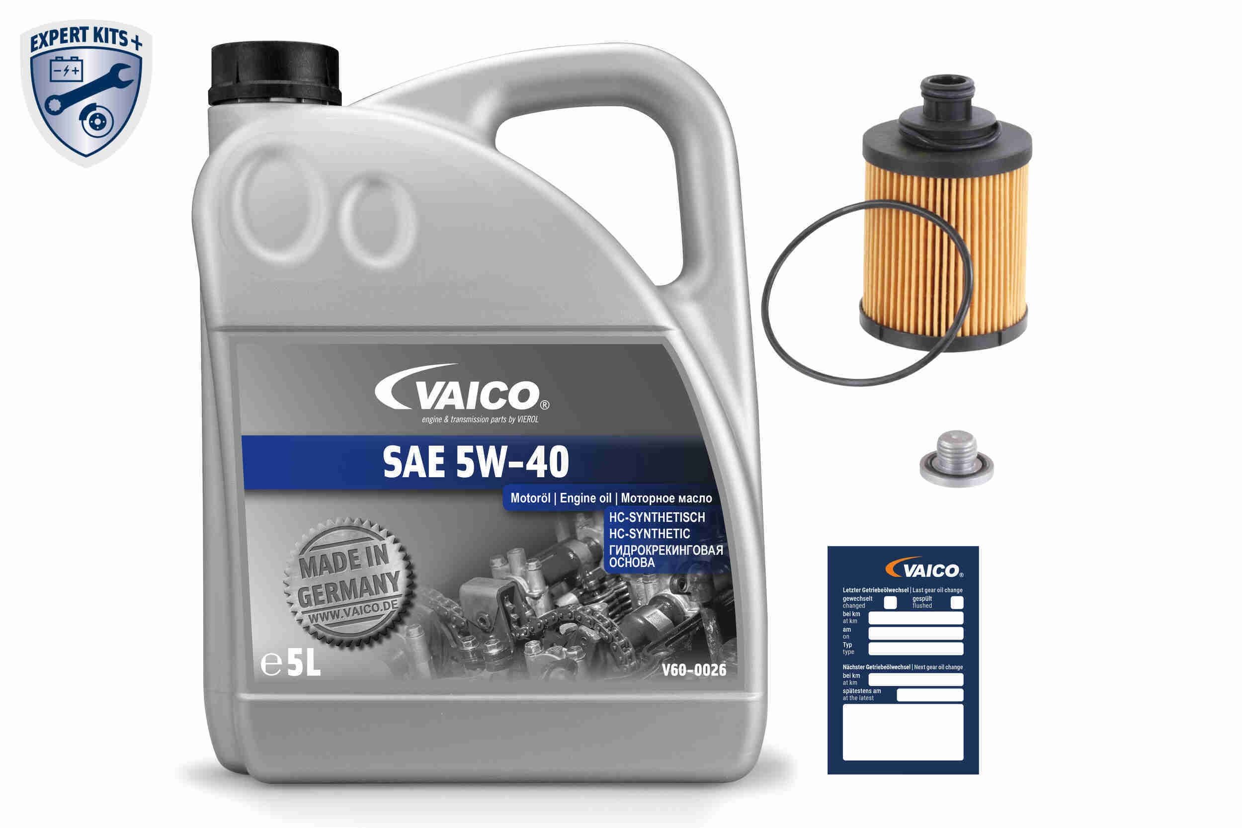 VAICO V60-3017 Service kit PALIO 1.3 JTD Multijet (178BYE1AAT) 69 PS Diesel