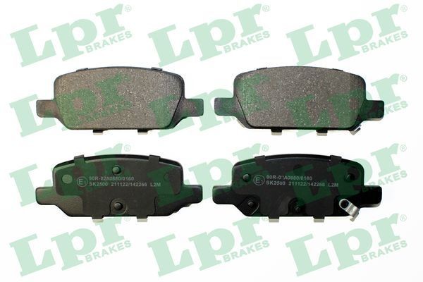 LPR Brake pad set Article number: 05P2266 cheaply
