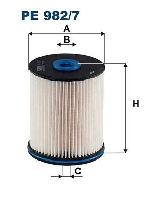 FILTRON Fuel filter Article number: PE 982/7 cheaply