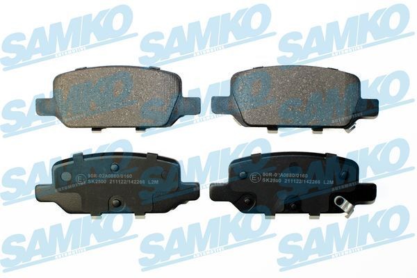 SAMKO Brake pad set Article number: 5SP2266 cheaply