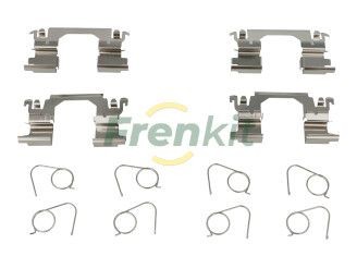 FRENKIT 900053 Monteringssæt til bremseklodser QASHQAI 1.6 dCi 130 HK Diesel