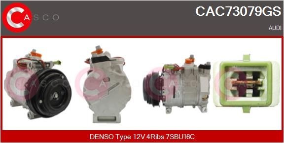 CASCO Air conditioning compressor Article number: CAC73181GS cheaply