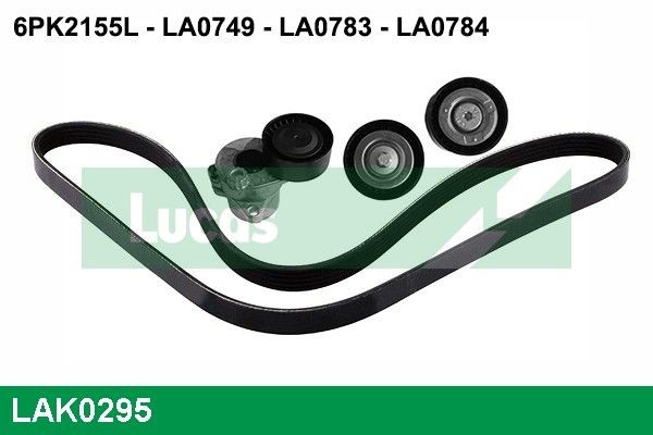 LUCAS V-Ribbed Belt Set Article number: LAK0295 cheaply