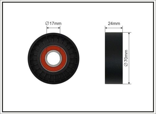 CAFFARO Tensioner pulley Article number: 500681 cheaply