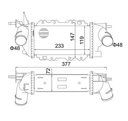 HART Intercooler Article number: 621 402 cheaply