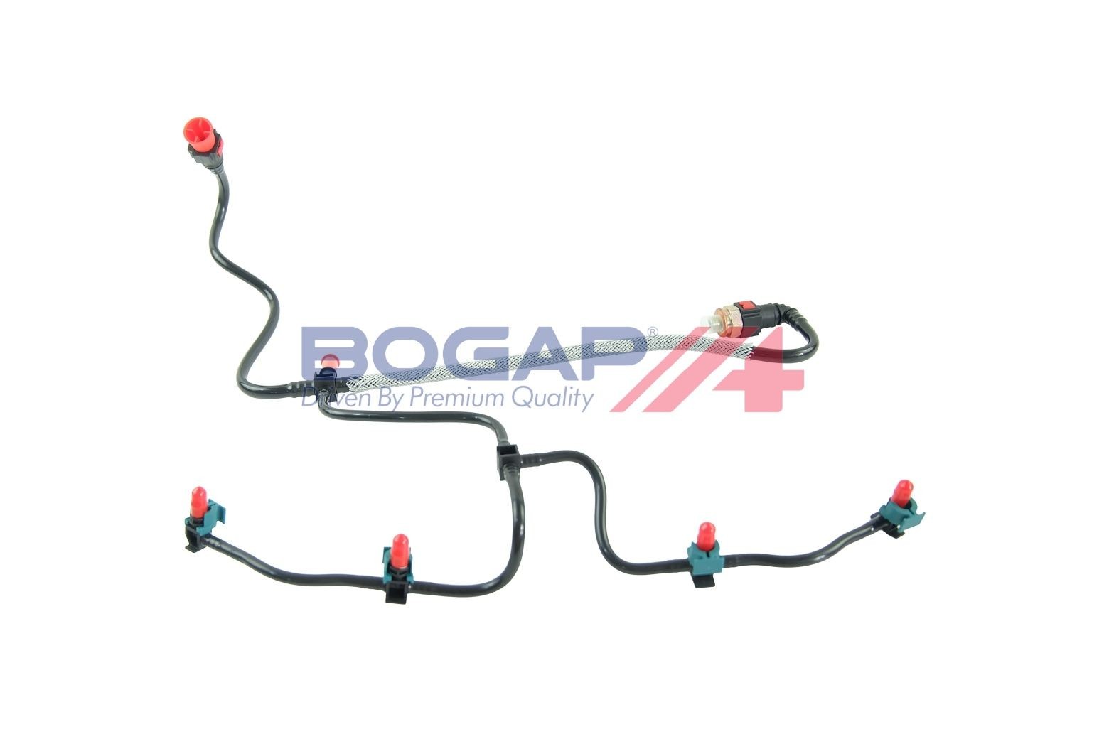 BOGAP E1621102 Hose, fuel overflow DEFENDER 2.4 TD4 4x4 122 PS Diesel 2016
