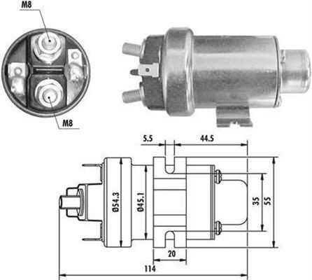 MAGNETI MARELLI Starter solenoid Article number: 940113050021 cheaply