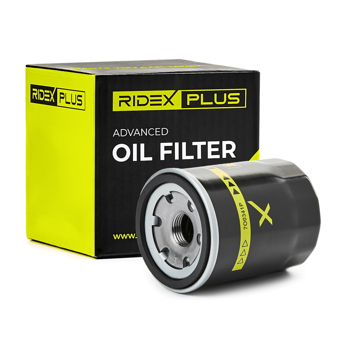 RIDEX PLUS Oil filter Article number: 7O0341P cheaply