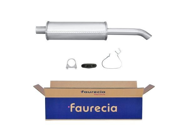 HELLA Rear silencer Article number: 8LD 366 030-851 cheaply