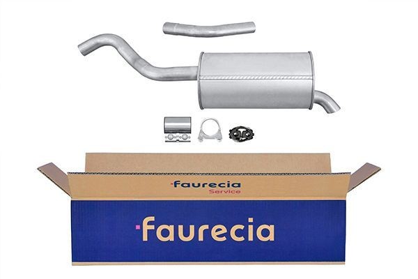 HELLA Rear silencer Article number: 8LD 366 034-891 cheaply