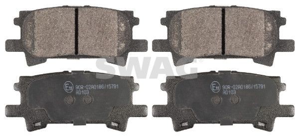 SWAG Brake pad set Article number: 33 10 5442 cheaply