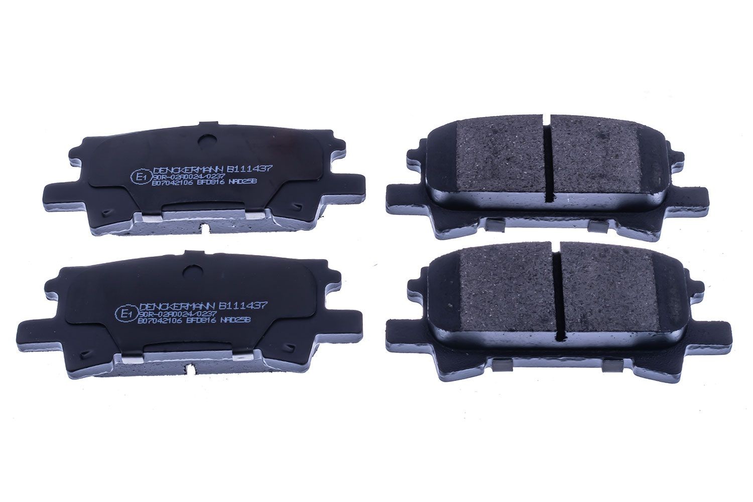 DENCKERMANN Brake pad set Article number: B111437 cheaply