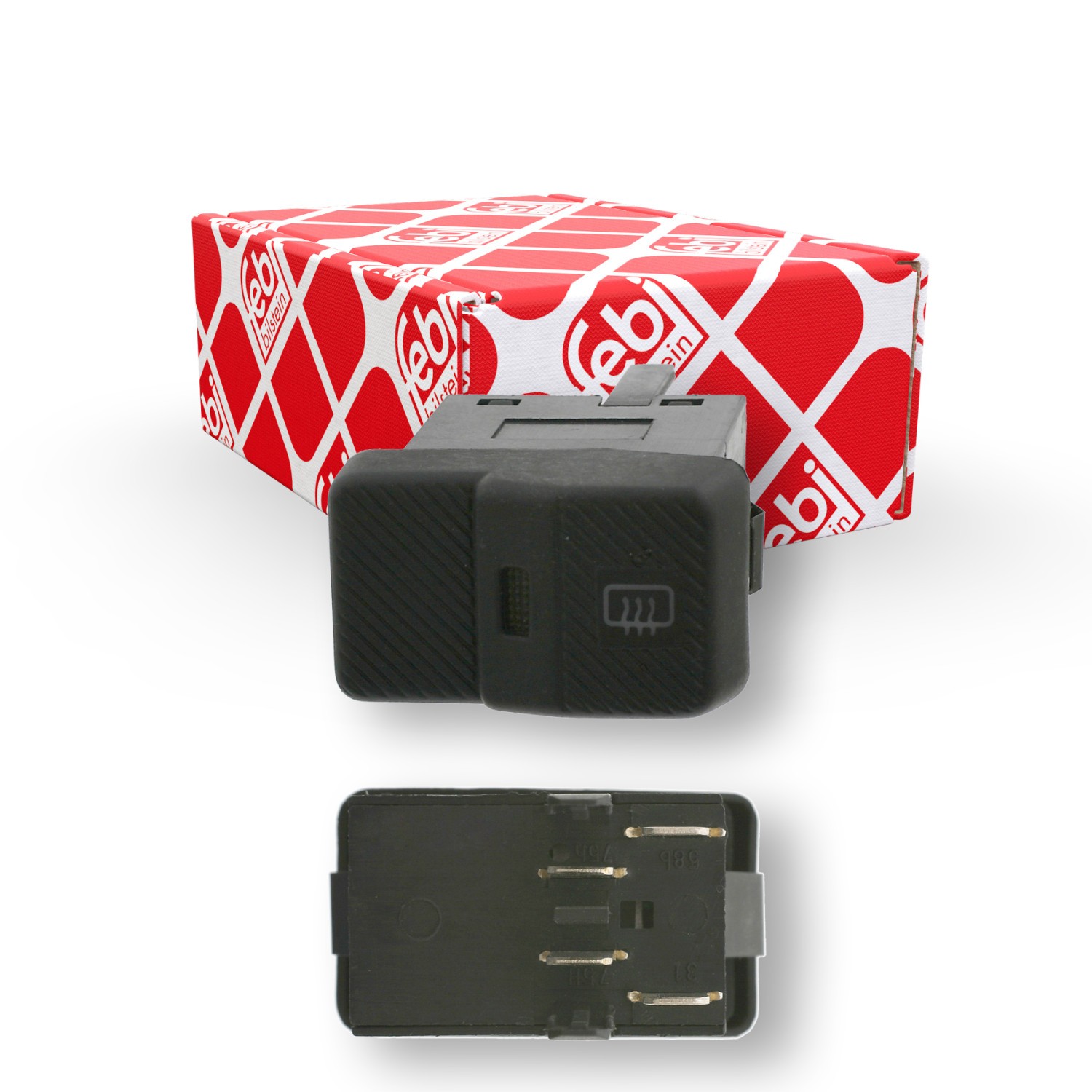 FEBI BILSTEIN Switch, rear window heating Article number: 17002 cheaply