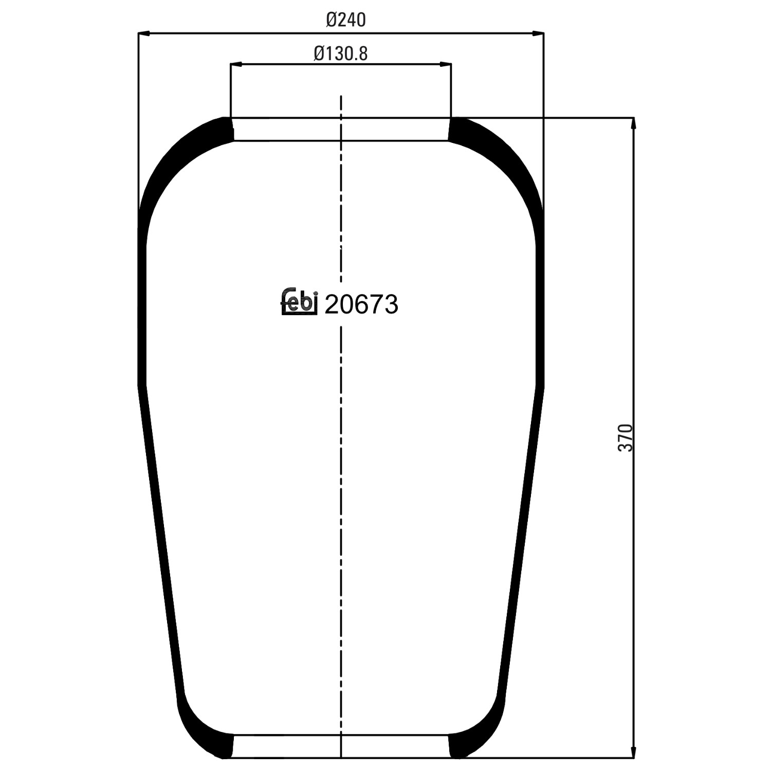 FEBI BILSTEIN Boot, air suspension Article number: 20673 cheaply