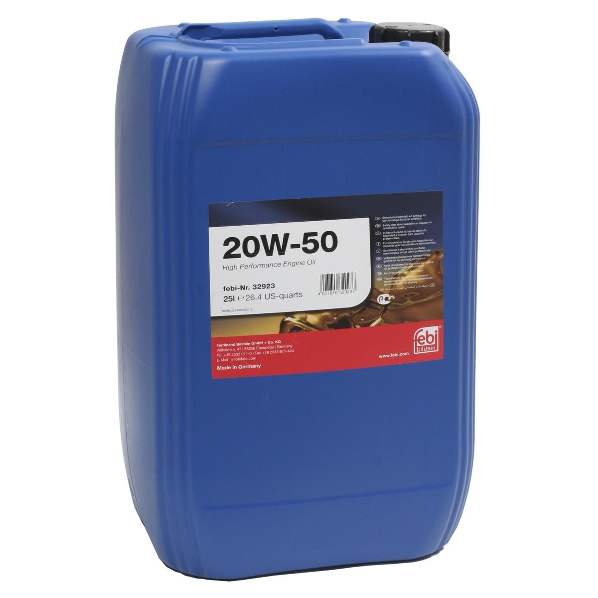 FEBI BILSTEIN Engine oil Article number: 32923 cheaply