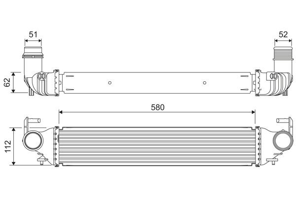 VALEO Intercooler Article number: 818312 cheaply