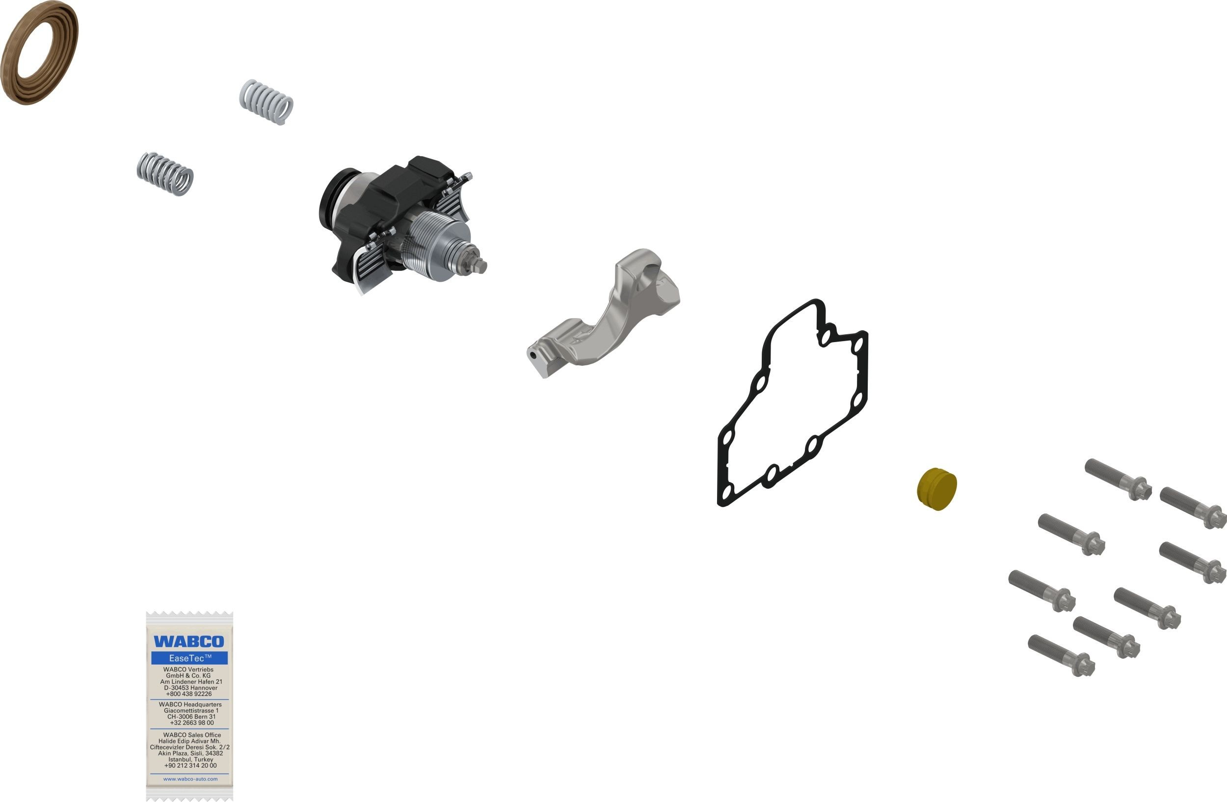 WABCO Bælg, bremsekaliper glidestykker Varenummer: 6401759462 billige