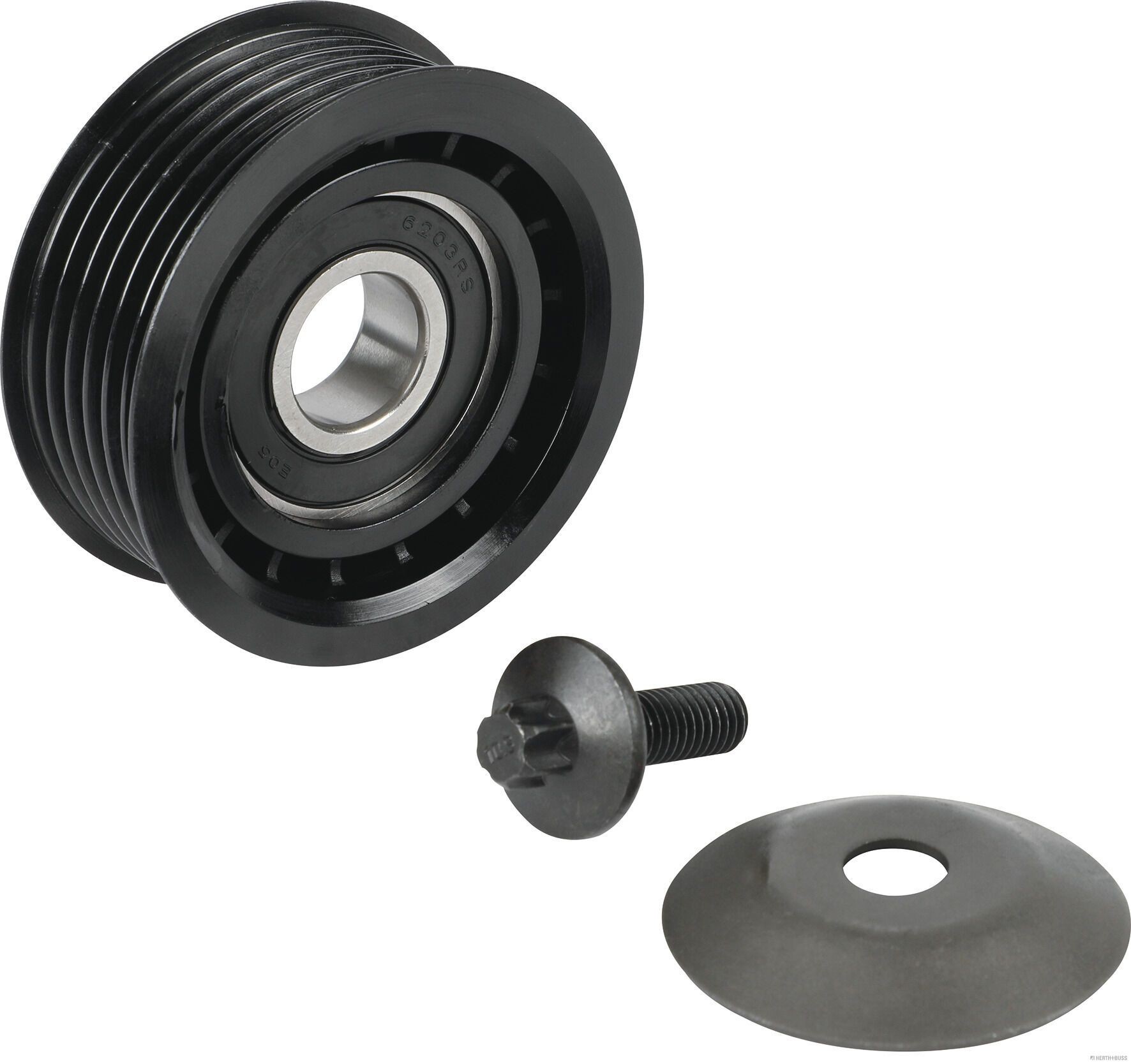 HERTH+BUSS JAKOPARTS Deflection / Guide Pulley, v-ribbed belt Article number: J1148032 cheaply