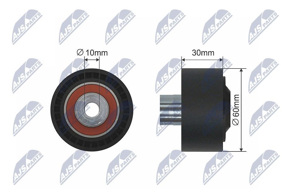 NTY Tensioner Pulley, V-belt Article number: RNK-CT-040 cheaply